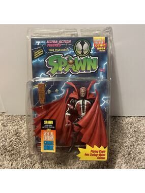 Vtg McFarlane Toys Spawn Action Figure Todd Toys 1994 New